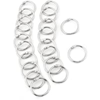 Bisagra de lbum de Resorte Anillos de Carpetas de Hojas Clips para Hojas Sueltas- lbum de Fotos Momo 20pcs (25mm)